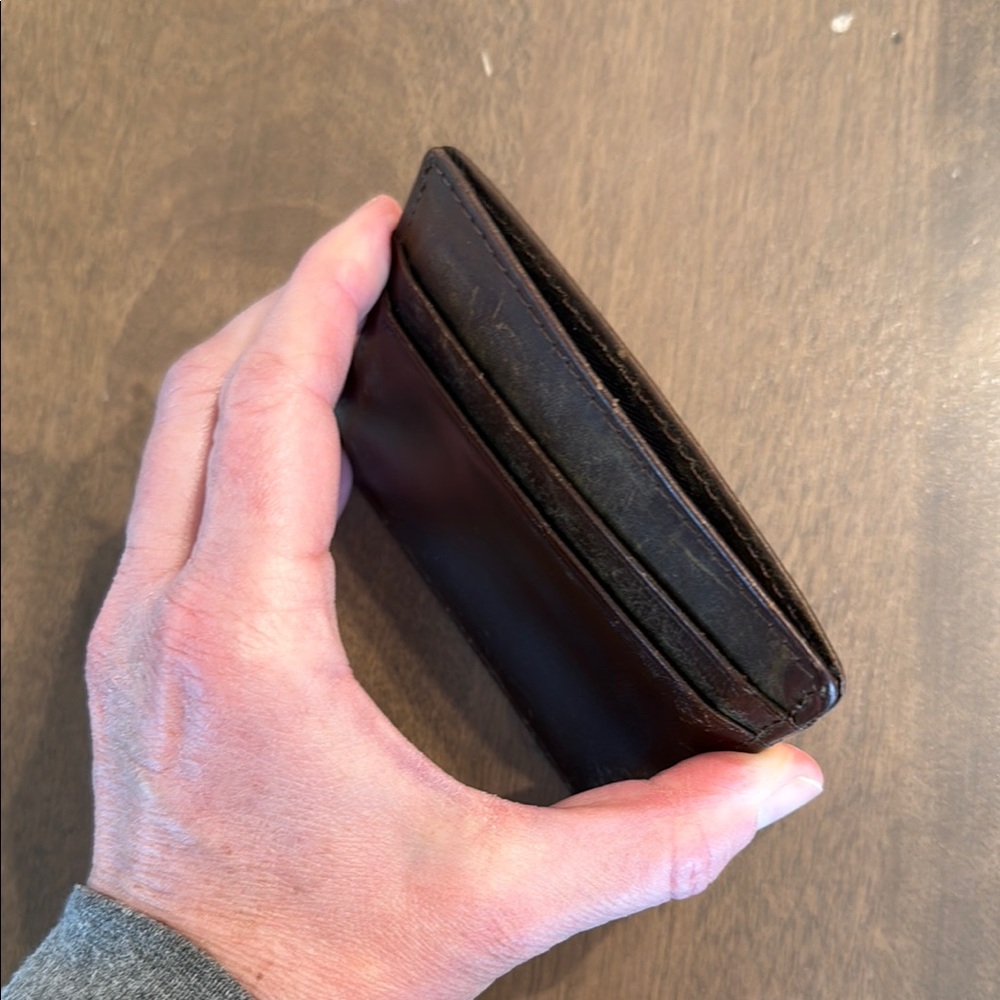 Bullstrap Men's Brown Leather The Card Holder Wallet - Picture 7 of 10
